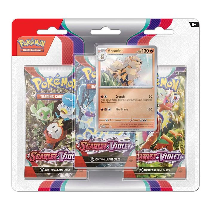 POKEMON Pokémon TCG: Scarlet & Violet – 3-Pack Booster 2 POKEMON Pokémon TCG: Scarlet & Violet – 3-Pack Booster - Image 2