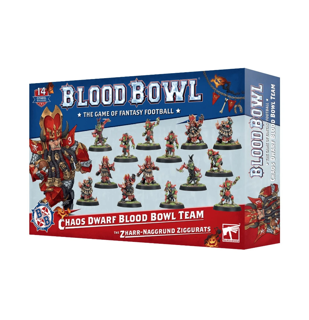 Games Workshop Blood Bowl: Chaos Dwarf Team – The Zharr-Maggrund Ziggurats 1 Games Workshop Blood Bowl: Chaos Dwarf Team – The Zharr-Maggrund Ziggurats