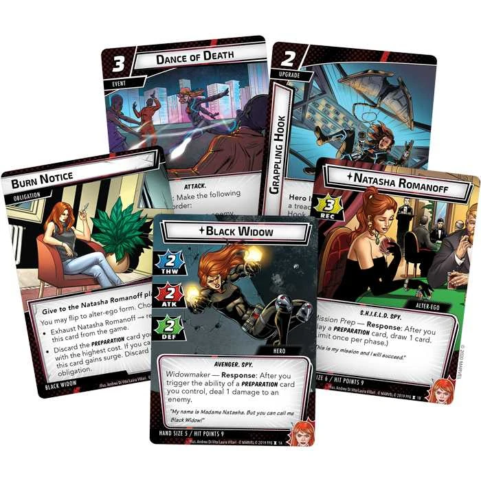 Fantasy Flight Games Marvel Champions: Black Widow Hero Pack 2 Fantasy Flight Games Marvel Champions: Black Widow Hero Pack - Image 2