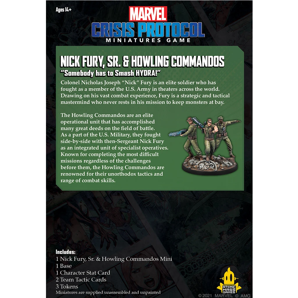 Marvel Crisis Protocol: Nick Fury, SR & Howling Commandos 3 Marvel Crisis Protocol: Nick Fury, SR & Howling Commandos - Image 3
