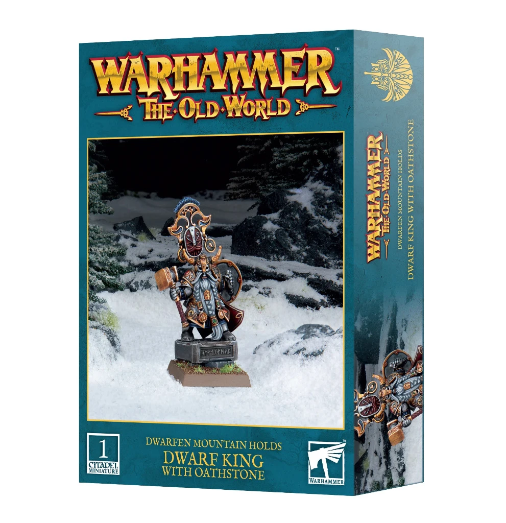 Games Workshop Dwarfen Holds: Dwarf King With Oathstone 1 Games Workshop Dwarfen Holds: Dwarf King With Oathstone