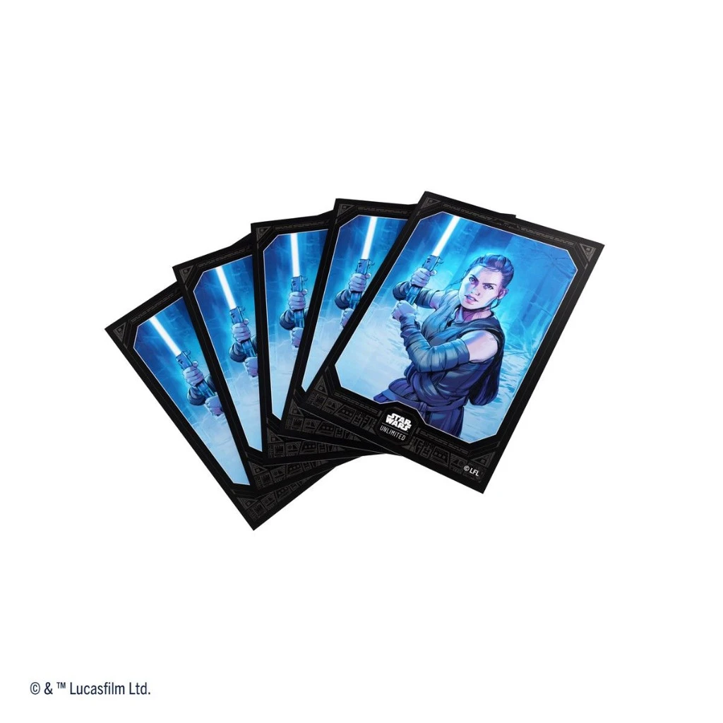 Gamegenic Star Wars: Unlimited Art Sleeves – Rey 2 Gamegenic Star Wars: Unlimited Art Sleeves – Rey - Image 2