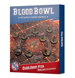 Games Workshop Blood Bowl: Chaos Dwarf Team Pitch And Dugouts