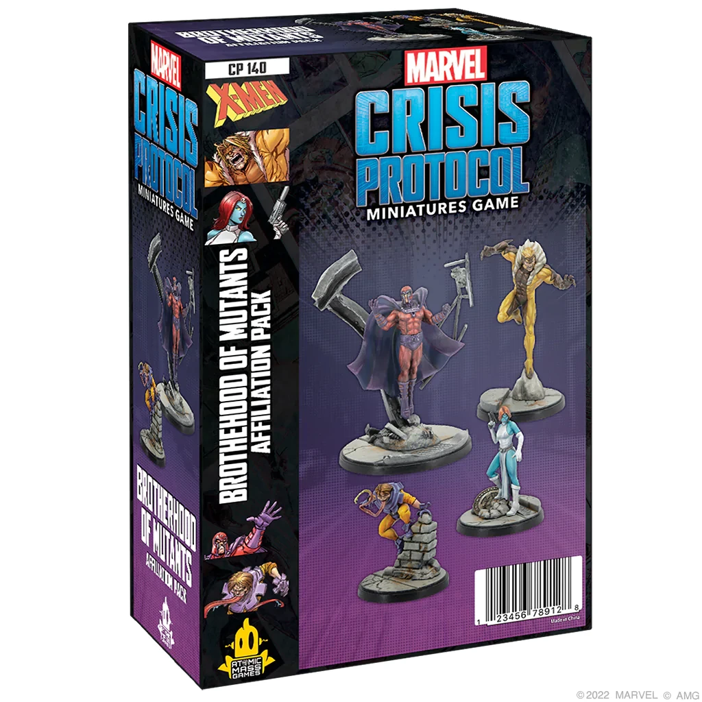 Marvel Crisis Protocol: Brotherhood Of Mutants Affiliation Pack 1 Marvel Crisis Protocol: Brotherhood Of Mutants Affiliation Pack